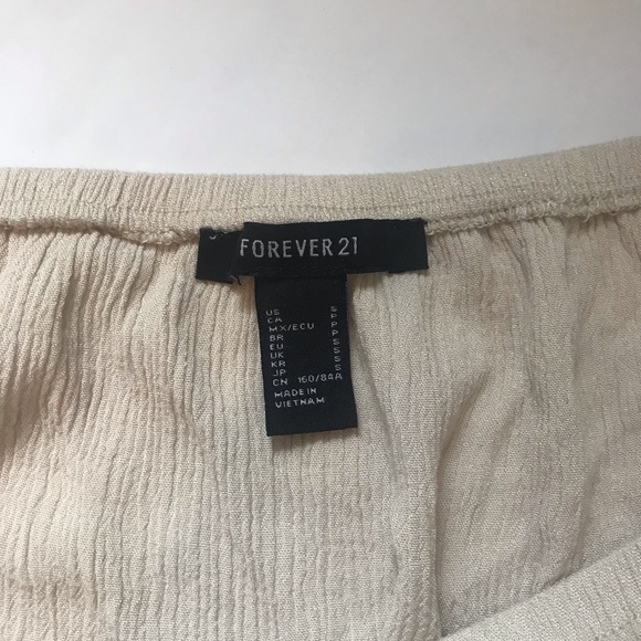 Forever 21 Off The Shoulder Crop Top S - Picture 5 of 5